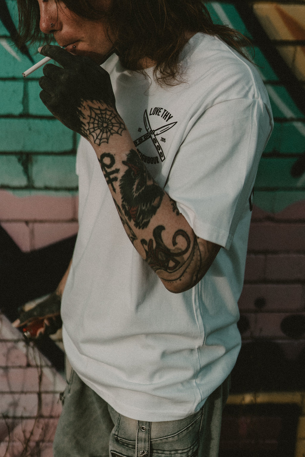 Puff Print Logo Tee